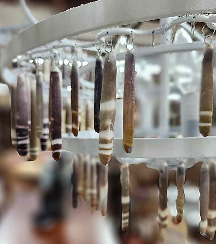 Shell Bead Chandelier