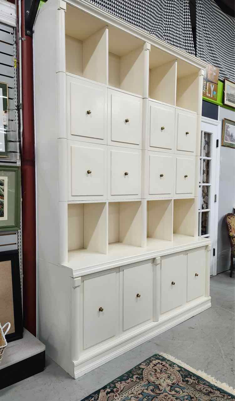 2 Piece White Cabinet