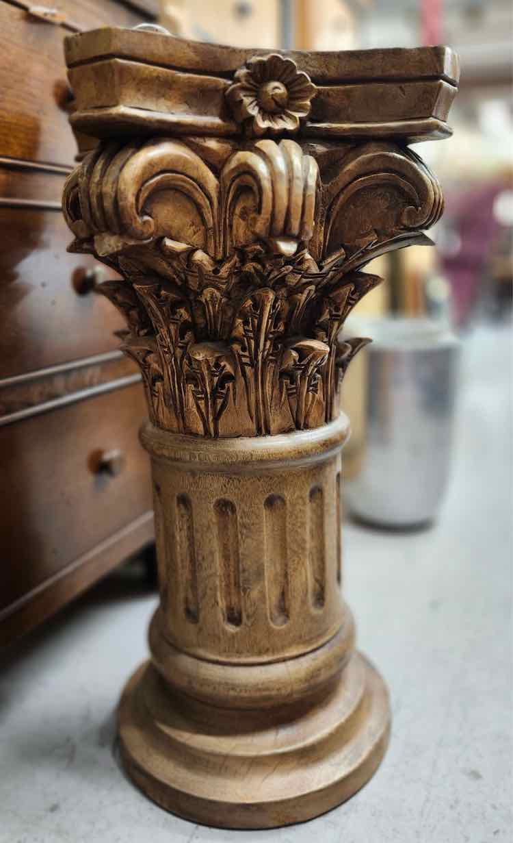 Wood Pedestal