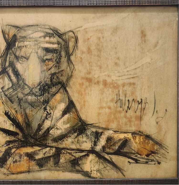 MCM Abstract Tiger Litho T. Huberger