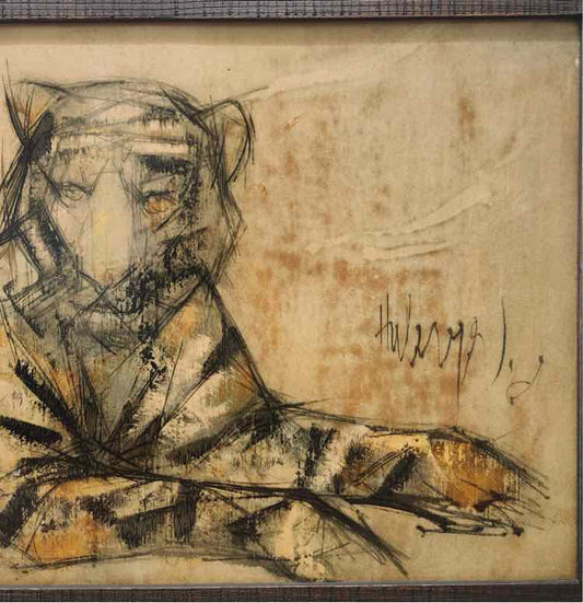 MCM Abstract Tiger Litho T. Huberger