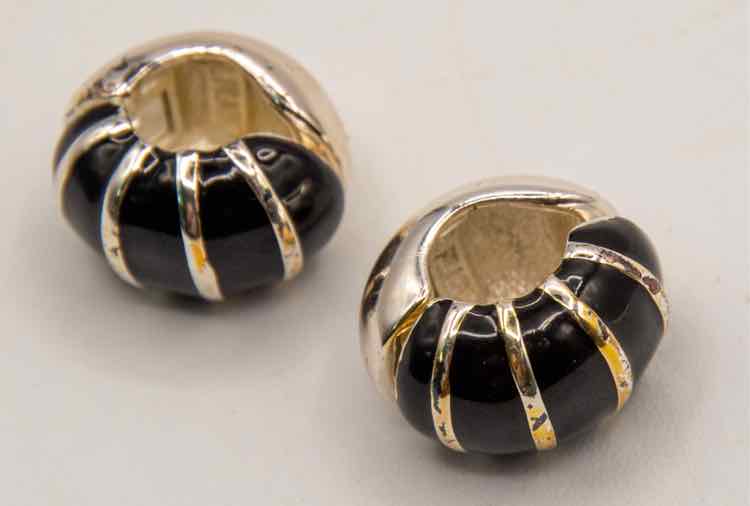 Edwin Pearl Reversible Earrings