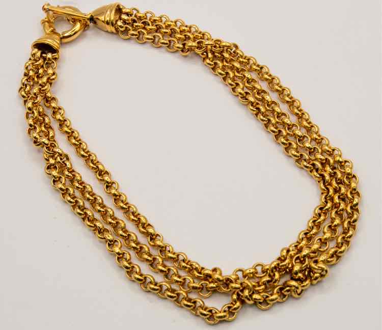 Goldtone Link Chain Necklace