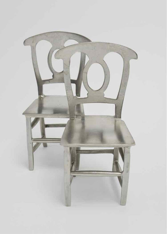 Pottery Barn Solid Metal Chair Bookends