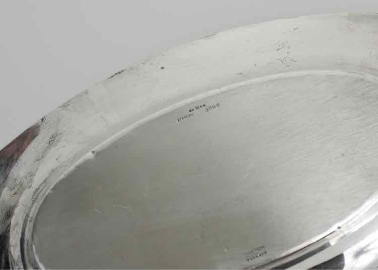 Vtg.Sterling Silver Oval Serving Bowl