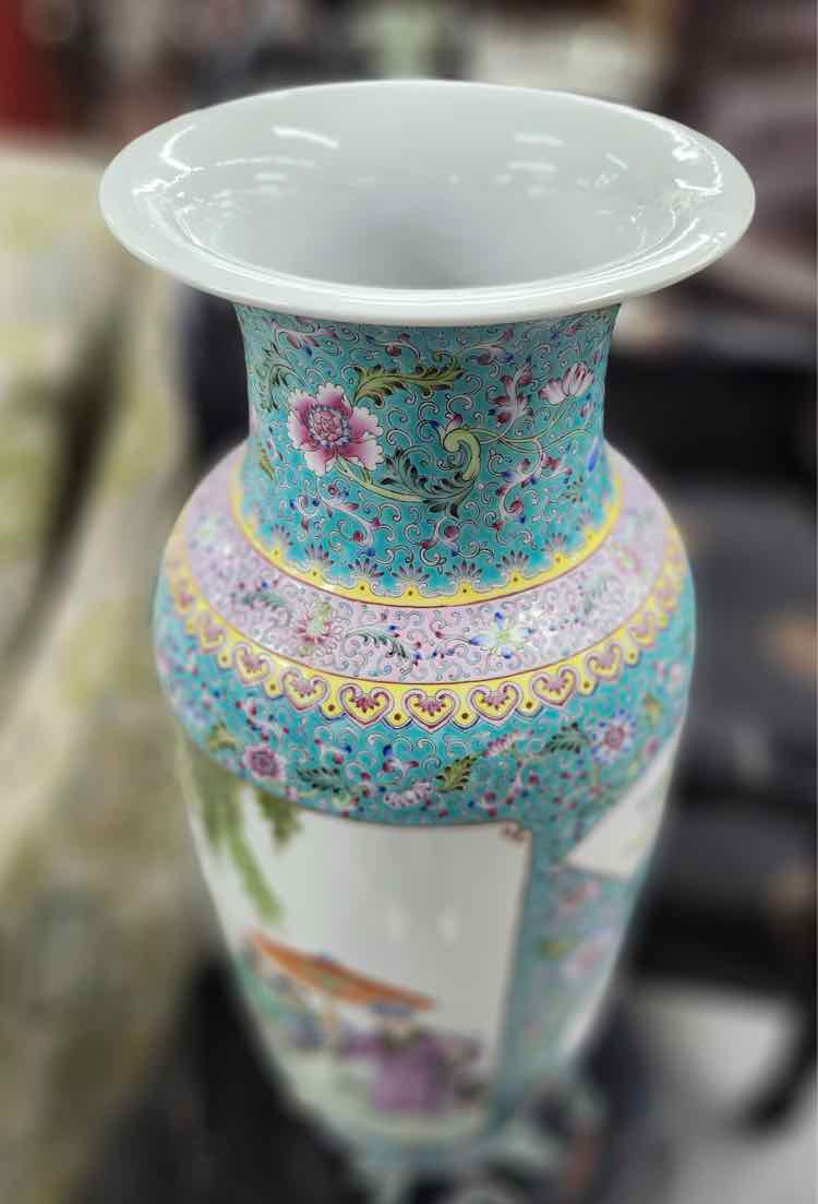 Aqua Japanese Vase