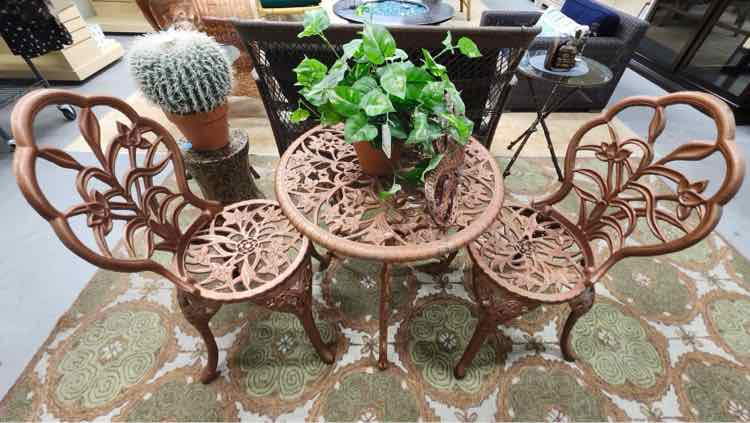 Wrought Iron Table and Chairs