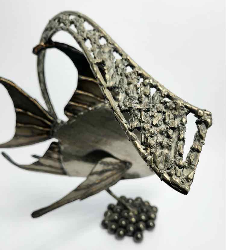 Art Metal Angle Fish Sculpture