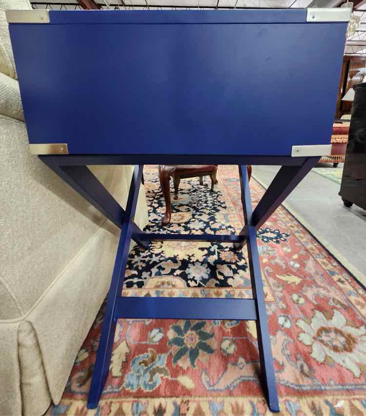 Pair of Blue End Tables