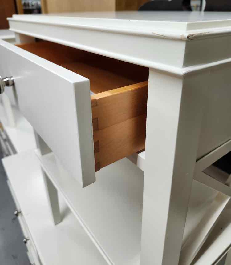 Tall White Nightstand