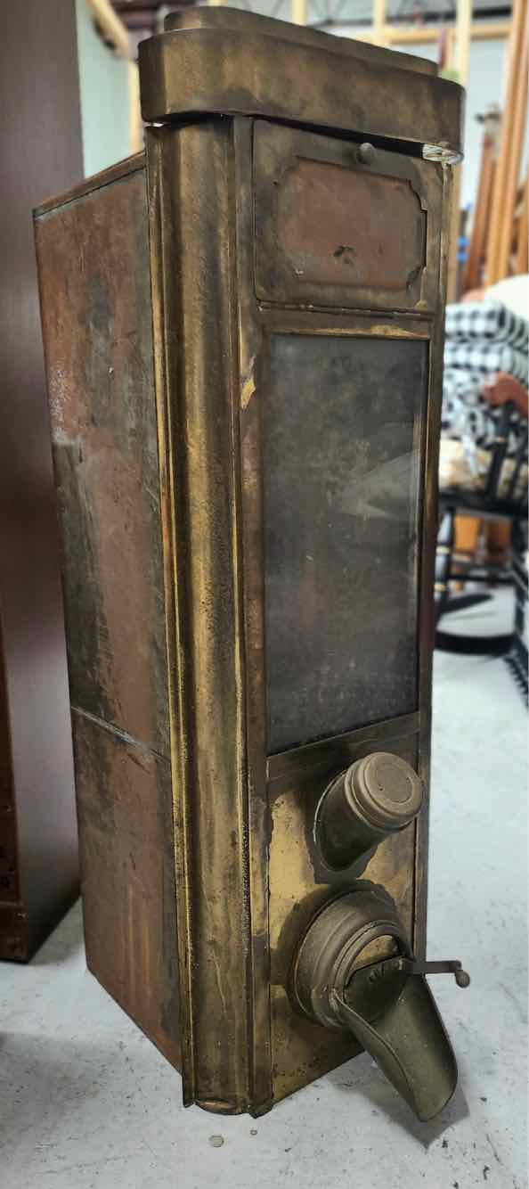 Antique D.R.G.M Dried Goods Copper/Metal Dispenser