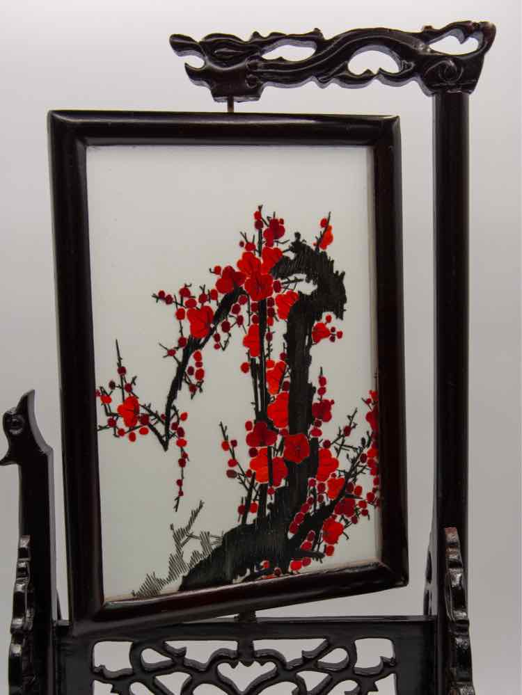 Vtg.Chinese Hand Embroidered Silk Screen