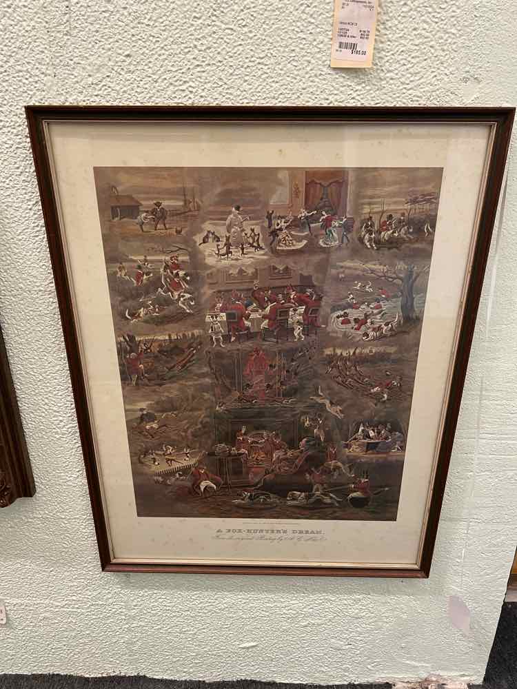 Art A Fox Hunter's Dream Lithograph