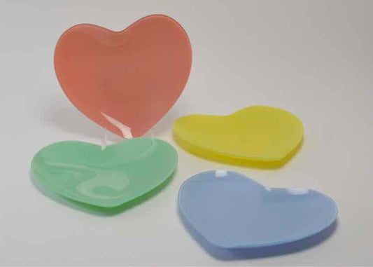 Ceramic Glazed Heart-shaped Plates