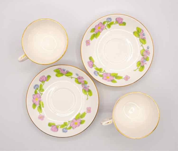 Teacup Saucer and Plate