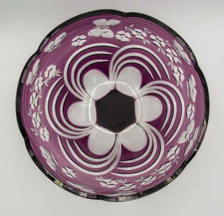 Amethyst Butterfly Bowl