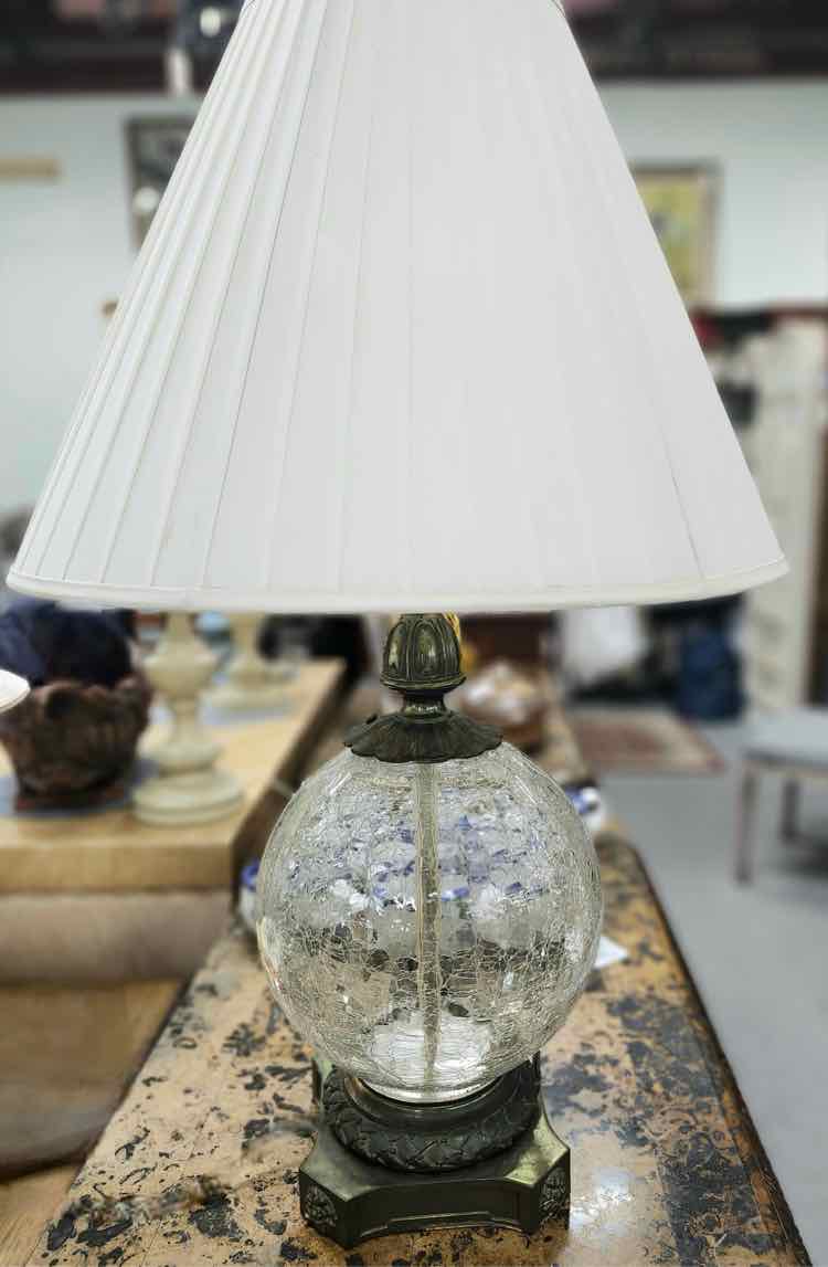 Glass Globe Lamp