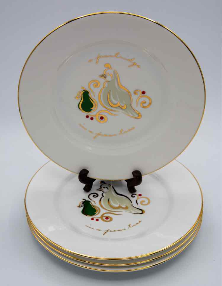 Ralph Lauren Holiday Dessert Plates Alexander