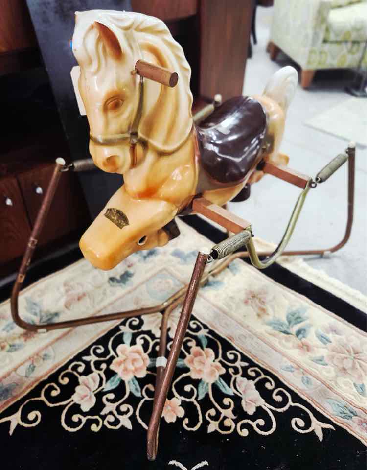 Vtg. 1963 Wonder Rocking Horse