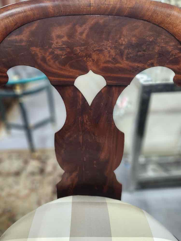 Wood Back Chair