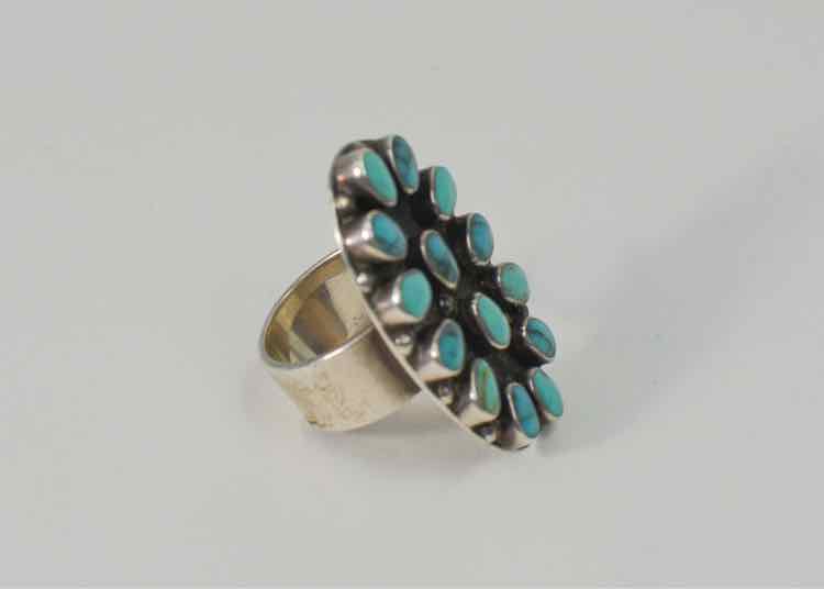 Turquoise and Silver Ring