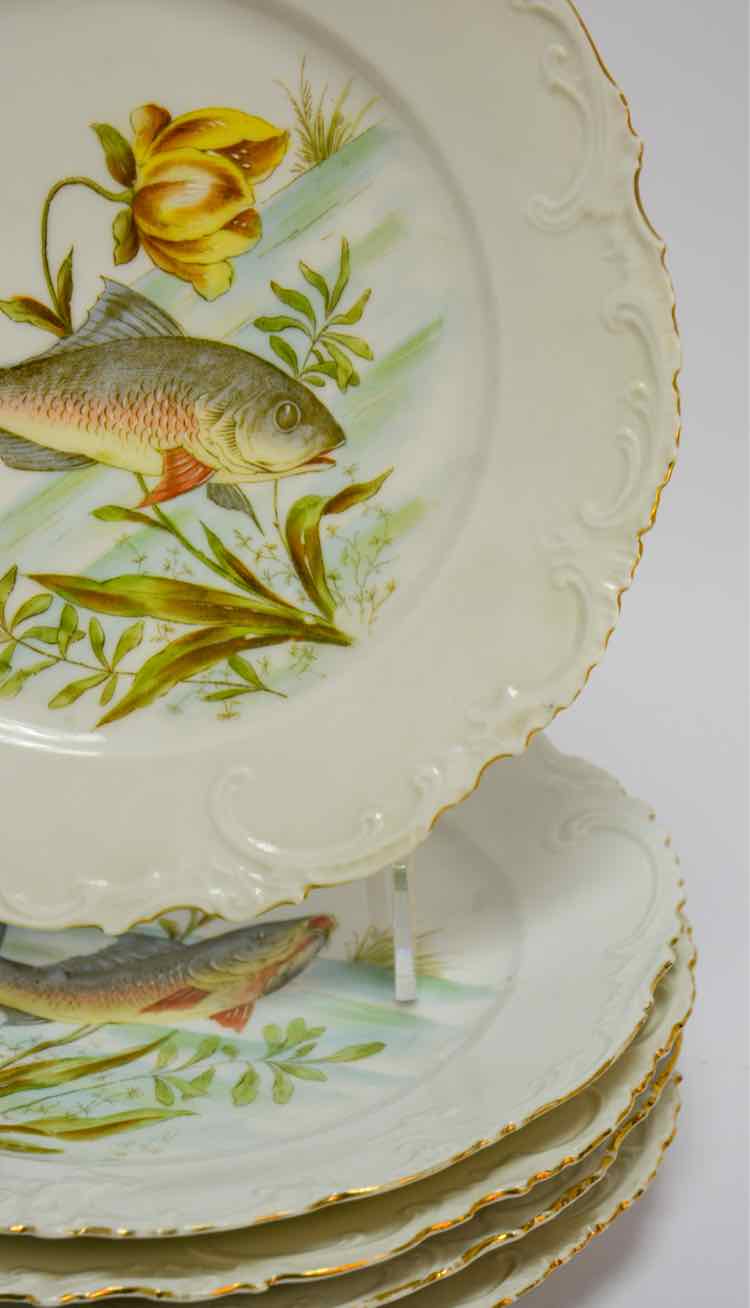 Astria China Fish Motif Plates/5