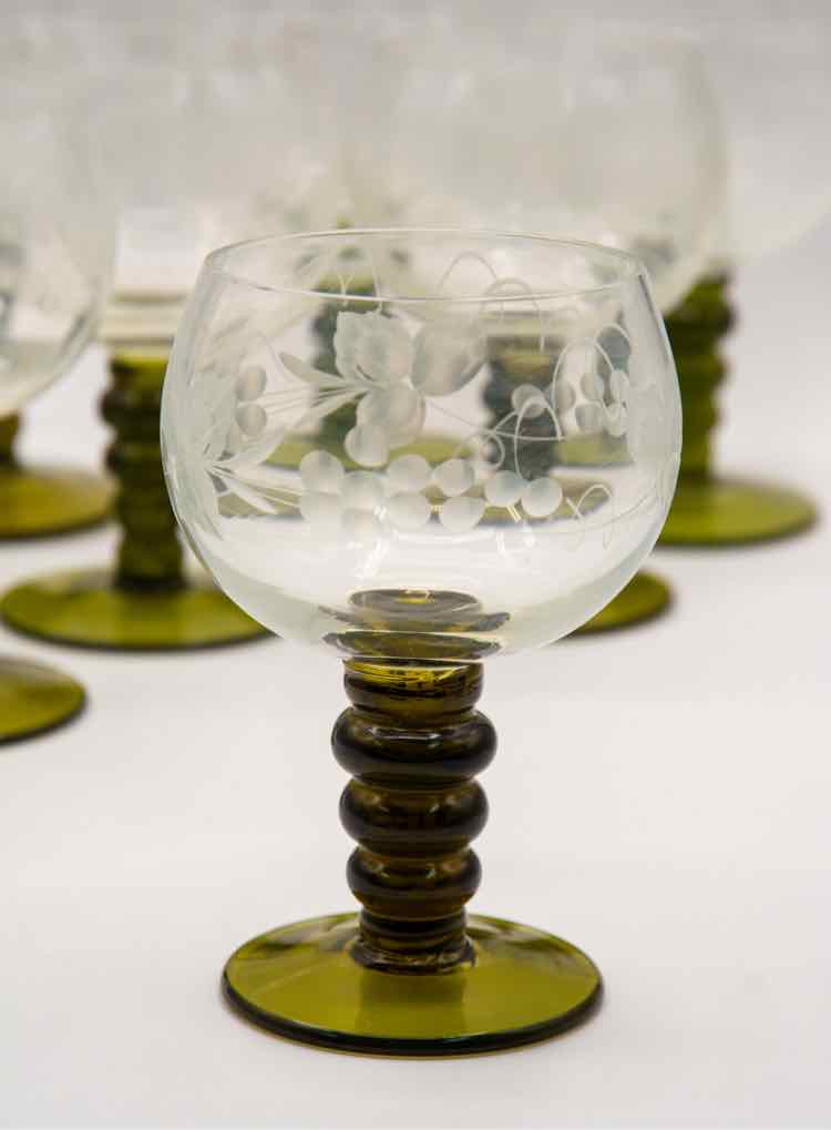 Roomer Rhine Etched Cordial Glass