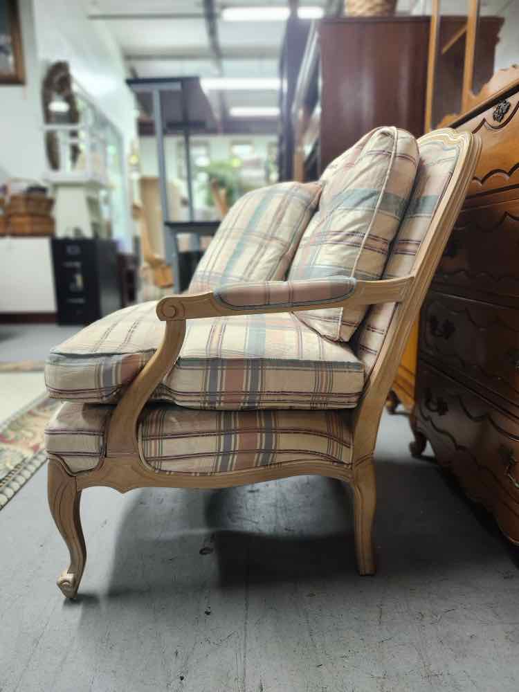 French Plaid Chair