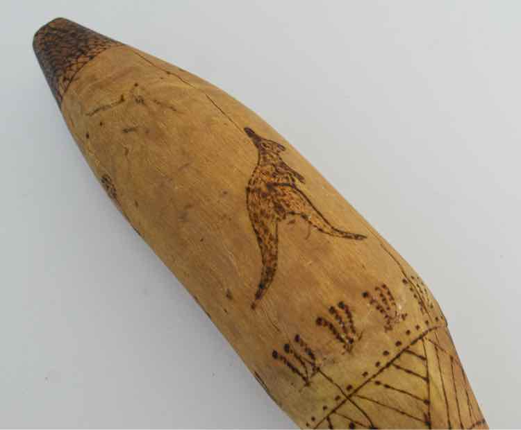 Pyrography Wooden Nulla Nulla