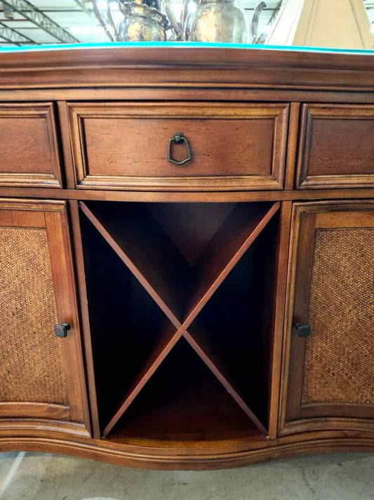 Hooker Server w/Glass Top