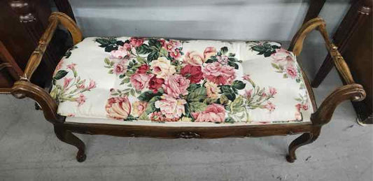 French Upholstered Bench
