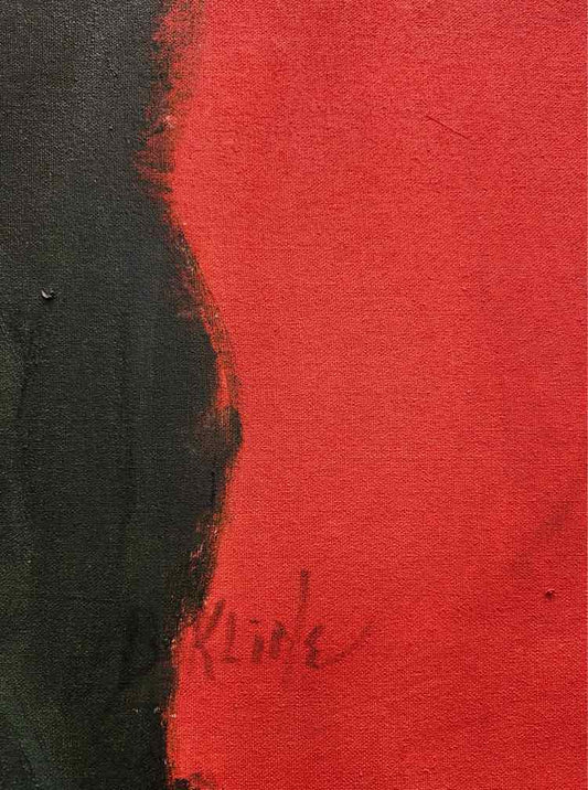 Art Abstract Oil B. Kline