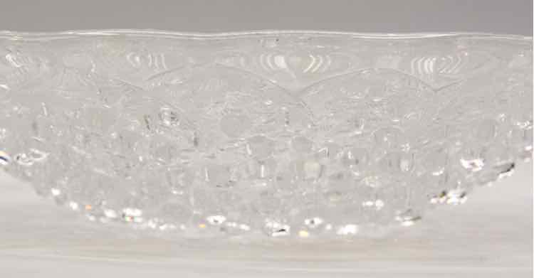 Lalique Roscoff Fish Crystal Glass Bowl
