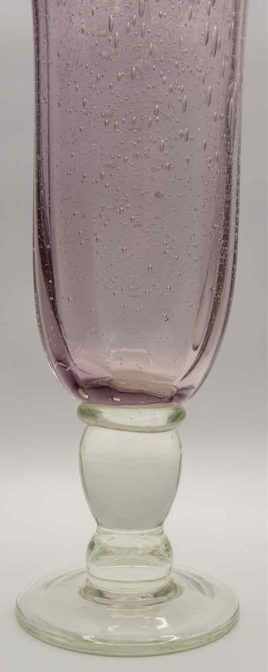 Art Bubble Glass Vase 15”