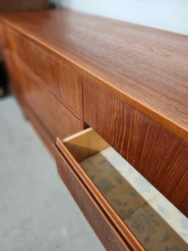 8 Drawer Teak Norwegian Dresser