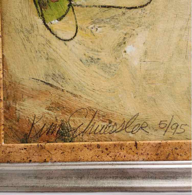 Art 'Dance into the Night' Signed Litho Kim Schuessler