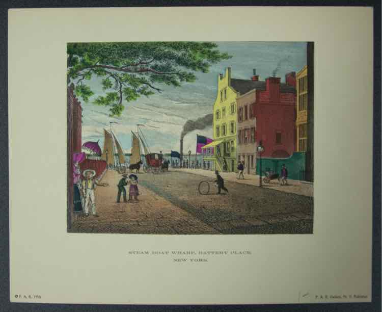 1800s New York Print Art