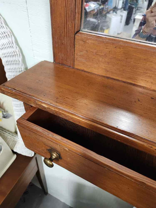 Vtg. Hanging Shaving Mirror