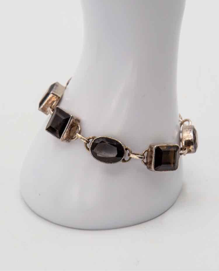 Smoky Quartz Bracelet & Earrings