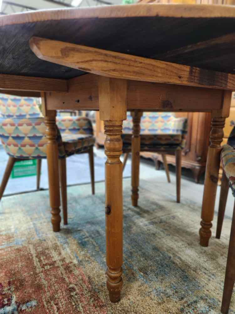 Round Wood Dining Table