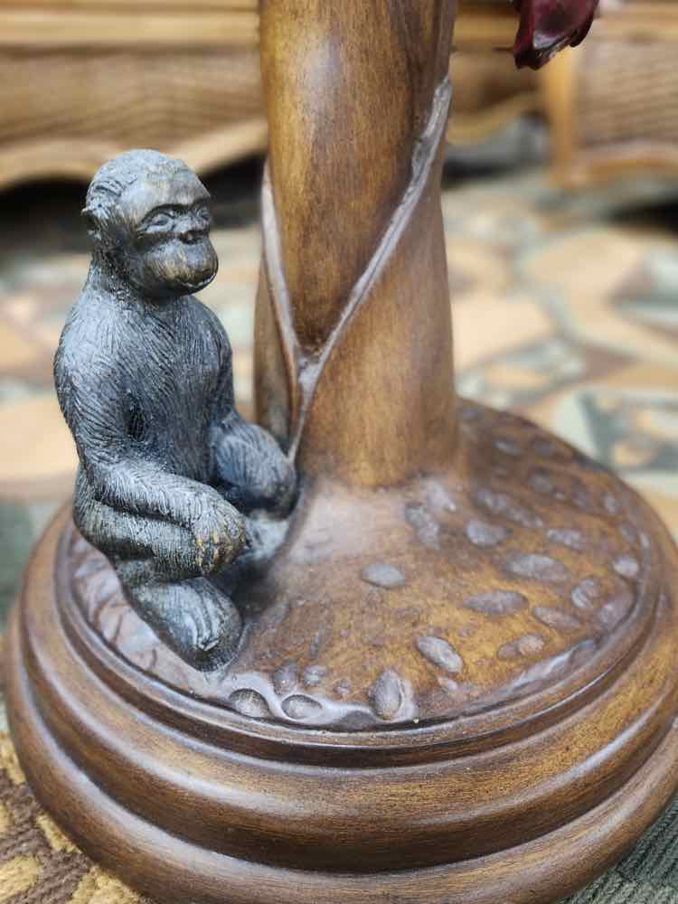 Palm Tree w/Monkey End Table