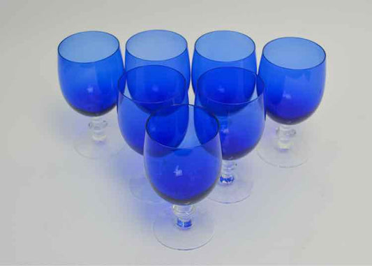 Hiroca Cobalt Glassware