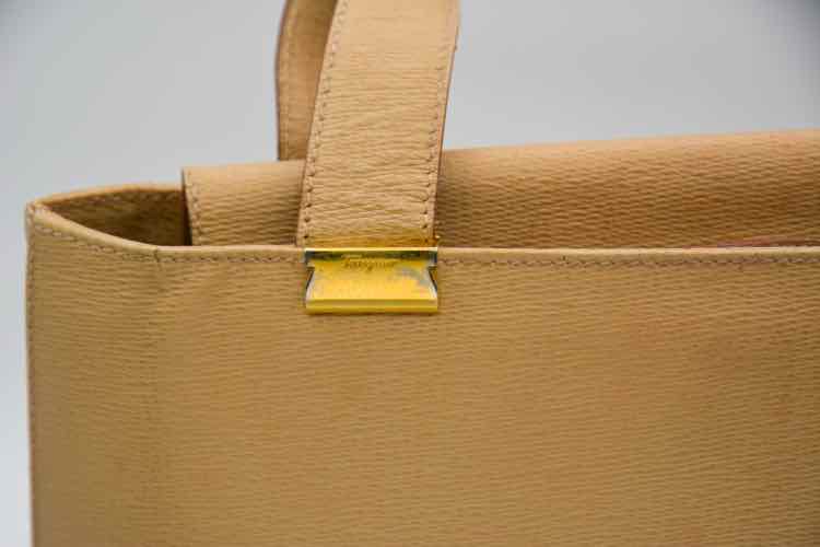 Tan Leather Ferragamo Purse 'As Is'