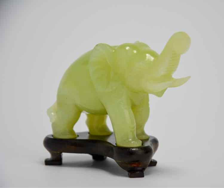 Carved Elephant Decor
