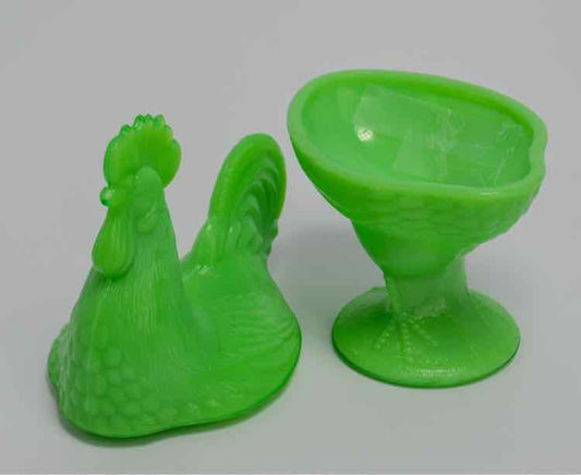 Vtg. Rooster Candy Dish