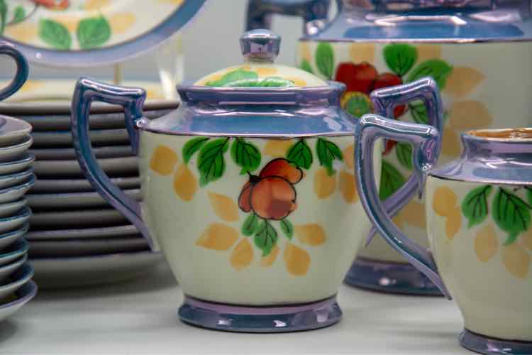 Vtg. Lusterware Tea Set for 12 (25pc)