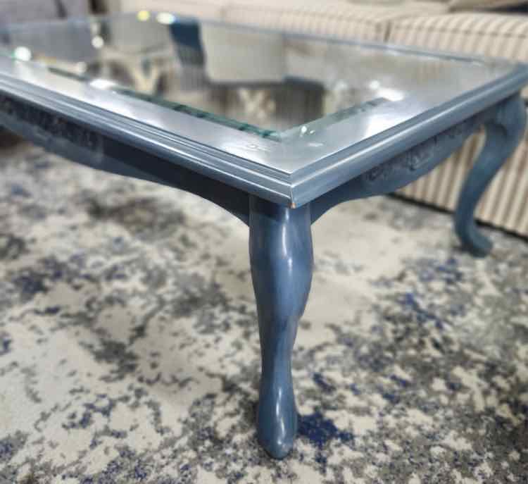 Slate Blue French Country Coffee Table