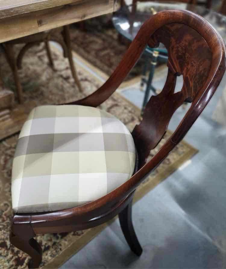 Wood Back Chair