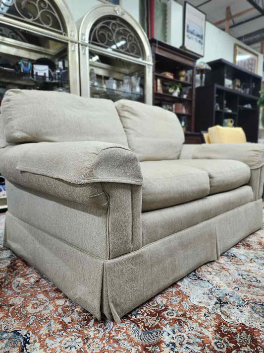Beige Rob & Stucky Loveseat