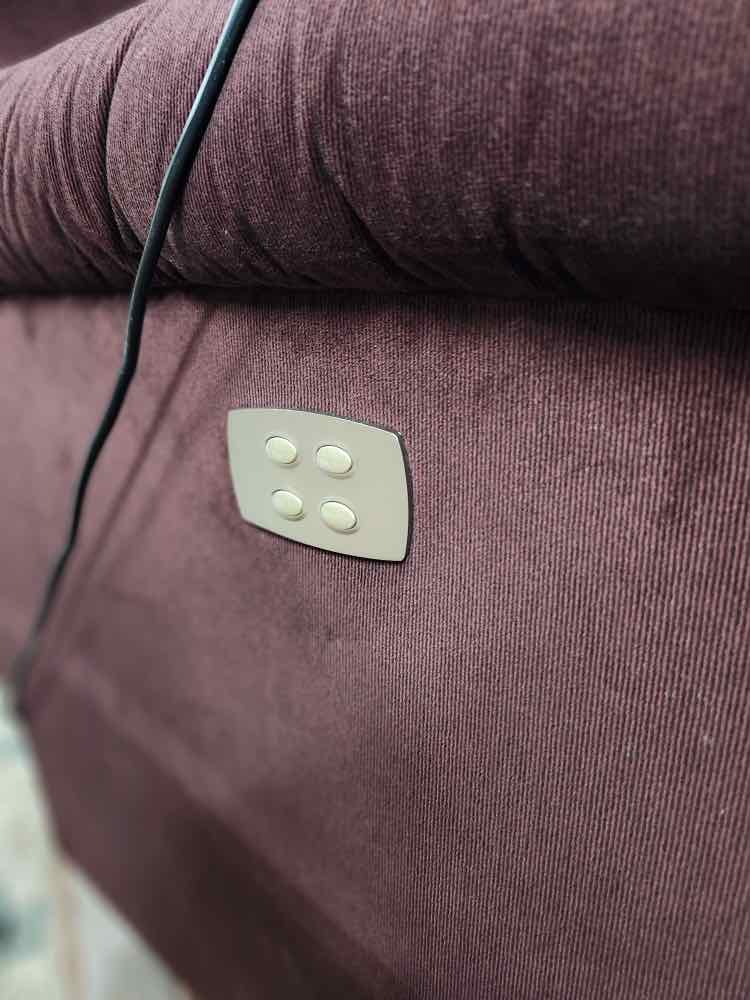 Electric Burgundy Recliner